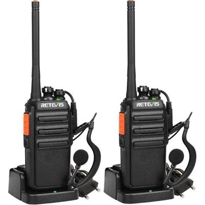 Retevis RT24 Talkie Walkie - 16 Canaux, Rechargeable, Compact - Publicité Retevis RT24 Talkie Walkie - 16 Canaux, Rechargeable, Compact - Publicité