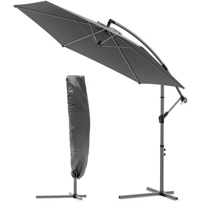 VOUNOT 3m Garden Parasol with Adjustable Tilt - UV Resistant 360° Rotation VOUNOT 3m Garden Parasol with Adjustable Tilt - UV Resistant 360° Rotation