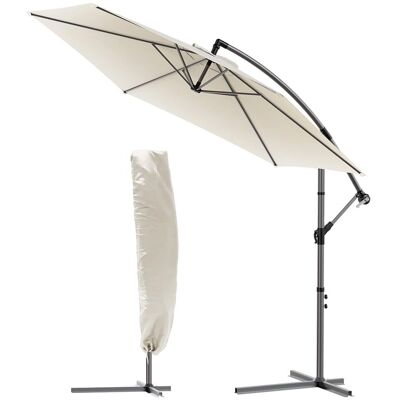 VOUNOT 3m Cantilever Garden Parasol - UV Protected, Adjustable, Stable VOUNOT 3m Cantilever Garden Parasol - UV Protected, Adjustable, Stable