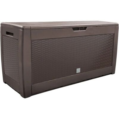 Vounot Garden Storage Box 310 L in PP - Brown Vounot Garden Storage Box 310 L in PP - Brown