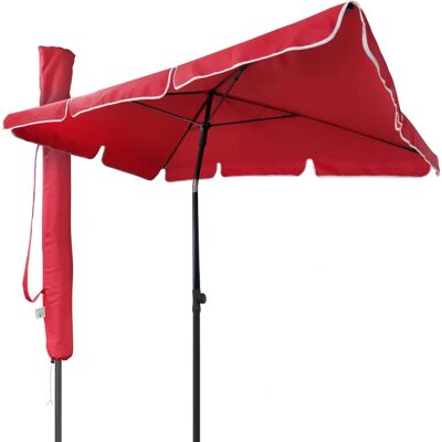 VOUNOT Rectangular Garden Parasol - Adjustable Sun Shade VOUNOT Rectangular Garden Parasol - Adjustable Sun Shade