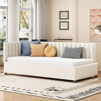 REDOM - 90200 - Beige - Sofá cama REDOM - 90200 - Beige - Sofá cama