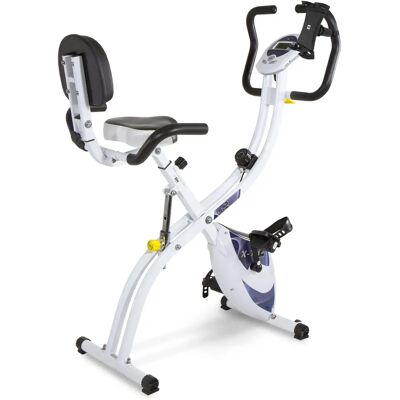 Bicicleta Estática Tecnovita XTRI 2 blanca - Plegable, Soporte lumbar Bicicleta Estática Tecnovita XTRI 2 blanca - Plegable, Soporte lumbar