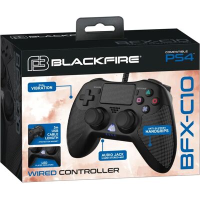 Controller cablato Blackfire BFX-C10 per PS4 Controller cablato Blackfire BFX-C10 per PS4