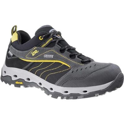 Bestard Men's Grey Leather Space Low GTX Shoes - Hiking & Outdoor Bestard Men's Grey Leather Space Low GTX Shoes - Hiking & Outdoor