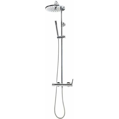 Galindo Columna de Ducha Cromada - Monomando 250mm Galindo Columna de Ducha Cromada - Monomando 250mm