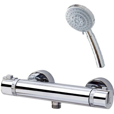 Galindo Pysa 50043000 Grifo de ducha termostático - Cromo Galindo Pysa 50043000 Grifo de ducha termostático - Cromo