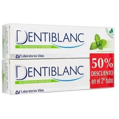 Dentiblanc Modelo - Extracto de menta - Pasta blanqueadora - Pasta de dientes Dentiblanc Modelo - Extracto de menta - Pasta blanqueadora - Pasta de dientes