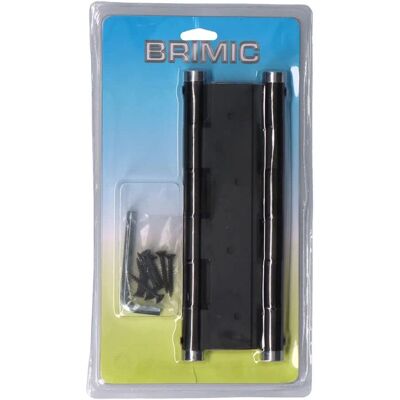 Charnière Double Action Micel BS10 M57002 Aluminium Noir - Publicité Charnière Double Action Micel BS10 M57002 Aluminium Noir - Publicité