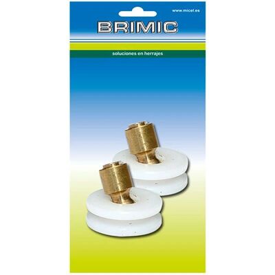 Micel BL 91799 Rodamiento de Nylon Blanco para Mamparas de Ducha - Mamparas Micel BL 91799 Rodamiento de Nylon Blanco para Mamparas de Ducha - Mamparas