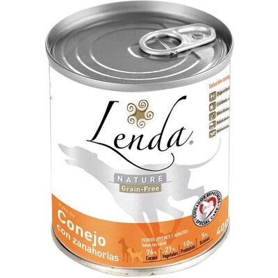 Lenda Comida Húmeda Sabor Conejo y Zanahoria - Comida para perros Lenda Comida Húmeda Sabor Conejo y Zanahoria - Comida para perros