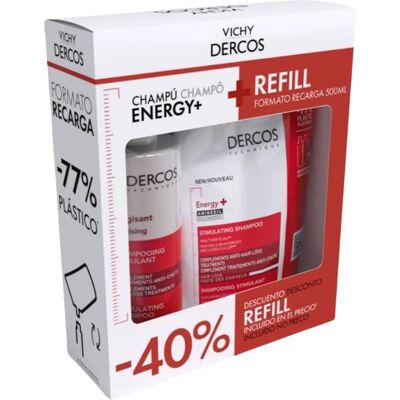 Vichy Dercos Champú Estimulante - Pack Vichy Dercos Champú Estimulante - Pack
