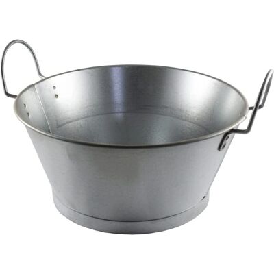 Bote de basura de acero galvanizado 46L - Con asas Bote de basura de acero galvanizado 46L - Con asas