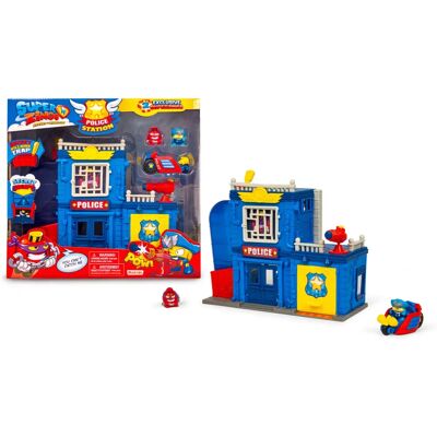 Poste de Police SuperZings - Avec 2 Figurines - Publicité Poste de Police SuperZings - Avec 2 Figurines - Publicité