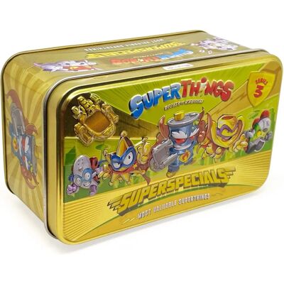 Superthings Série 3 - Boîte en or avec figurines rares - Publicité Superthings Série 3 - Boîte en or avec figurines rares - Publicité