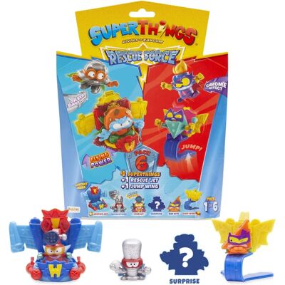 SuperThings Rescue Force 6 Pièces - Figurine d'Action - Publicité SuperThings Rescue Force 6 Pièces - Figurine d'Action - Publicité