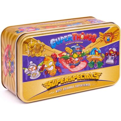 MagicBox Toys Superthings 5 Gold Tin Superspecials - actiefiguren MagicBox Toys Superthings 5 Gold Tin Superspecials - actiefiguren