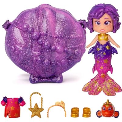 Kookyloos Kooky Zeemeerminnen Ster - Zeemeerminnenpop met schelpen speelset Kookyloos Kooky Zeemeerminnen Ster - Zeemeerminnenpop met schelpen speelset