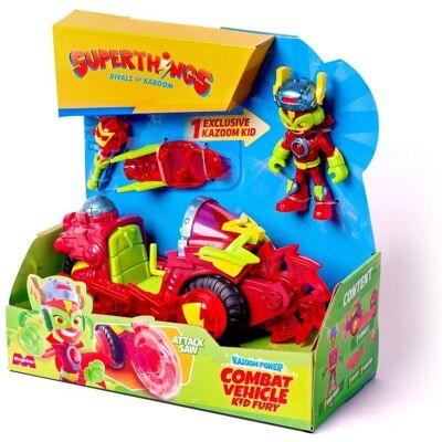SuperThings Kazoom Power Harci Jármű Kid Fury - Akciófigura SuperThings Kazoom Power Harci Jármű Kid Fury - Akciófigura