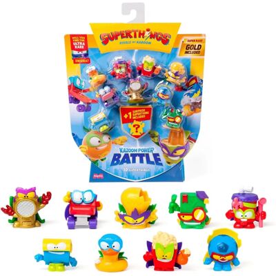 Superthings Kazoom Power Harci Csomag - 10 Figura - Arany Maszk - 3+ Év Superthings Kazoom Power Harci Csomag - 10 Figura - Arany Maszk - 3+ Év