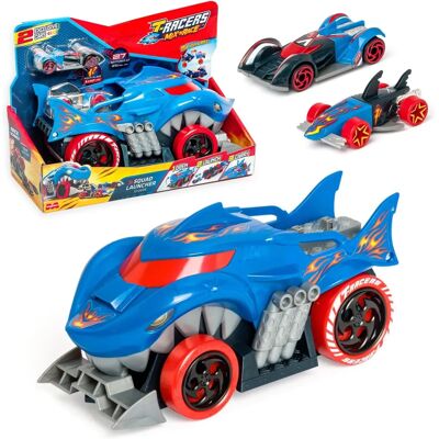 Magic Box T-Racers Przekształcalny samochód rekin z launcherem - Zabawka Magic Box T-Racers Przekształcalny samochód rekin z launcherem - Zabawka