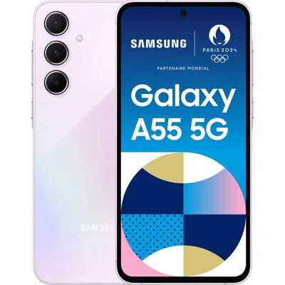 Samsung Galaxy A55 5G - 128GB - 8GB RAM - Lilac - Smartphone Samsung Galaxy A55 5G - 128GB - 8GB RAM - Lilac - Smartphone