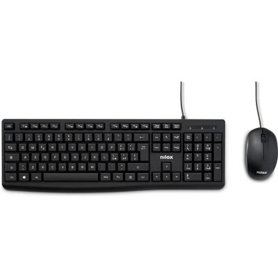 Nilox Tastatur und Maus Set - Für Büro oder Zuhause Nilox Tastatur und Maus Set - Für Büro oder Zuhause