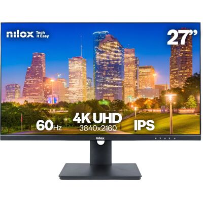 Nilox Moniteur 27 4K Ultra HD IPS - Moniteur de jeu - Publicité Nilox Moniteur 27 4K Ultra HD IPS - Moniteur de jeu - Publicité