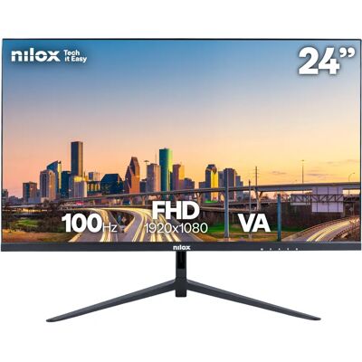 Moniteur Nilox NXM24FHD111 24" Full HD LED Noir - Publicité Moniteur Nilox NXM24FHD111 24" Full HD LED Noir - Publicité