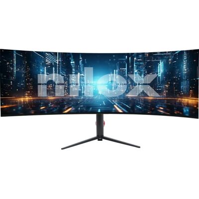 Nilox NXM49CRVDC Dual QHD 49" Näyttö - Musta Nilox NXM49CRVDC Dual QHD 49" Näyttö - Musta