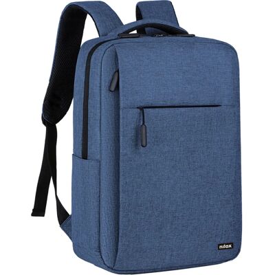 Nilox NXBK034 Laptop-Tasche - Wasserabweisend, 15,6" Rucksack, Blau Nilox NXBK034 Laptop-Tasche - Wasserabweisend, 15,6" Rucksack, Blau