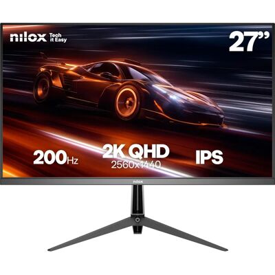 Nilox NXM272K20001 Monitor 27" 2K para Jogos - IPS, 200Hz, G-SYNC Nilox NXM272K20001 Monitor 27" 2K para Jogos - IPS, 200Hz, G-SYNC