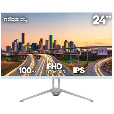 Nilox NXM24FHD100W Monitor Full HD IPS 23,8" - Blanco Nilox NXM24FHD100W Monitor Full HD IPS 23,8" - Blanco