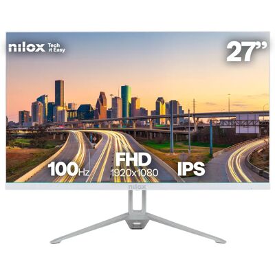 Monitor Blanco Nilox NXM27FHD100W de 27'' - Monitor Monitor Blanco Nilox NXM27FHD100W de 27'' - Monitor