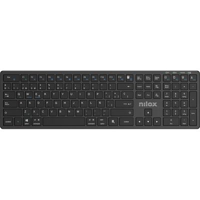 Nilox PRO INALÁMBRICO Negro Teclado en Español - Teclado Nilox PRO INALÁMBRICO Negro Teclado en Español - Teclado