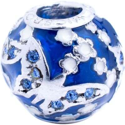 Cuentas de dama Viceroy VMM0232-33 Azul Blanco Plata - Cuentas de dama Cuentas de dama Viceroy VMM0232-33 Azul Blanco Plata - Cuentas de dama