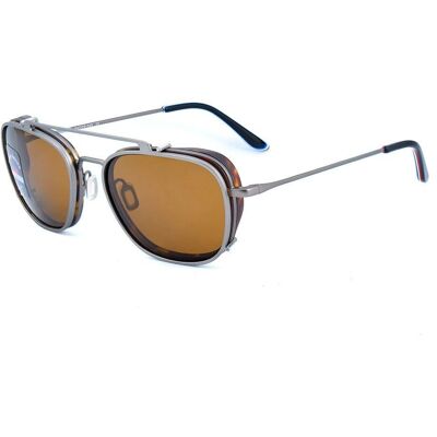 Monture de lunettes pour hommes Vuarnet VL18040002-SUNCLIP Marron - Publicité Monture de lunettes pour hommes Vuarnet VL18040002-SUNCLIP Marron - Publicité