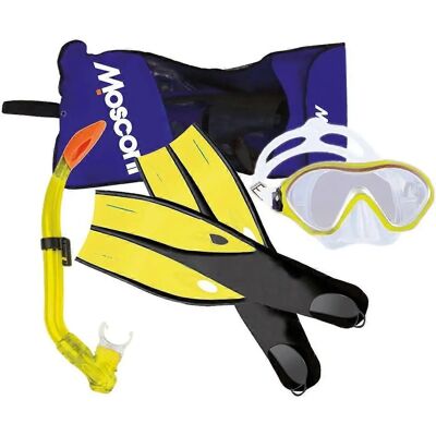 Set snorkelling junior Mosconi Bora - XXS - Unisex Nero Set snorkelling junior Mosconi Bora - XXS - Unisex Nero