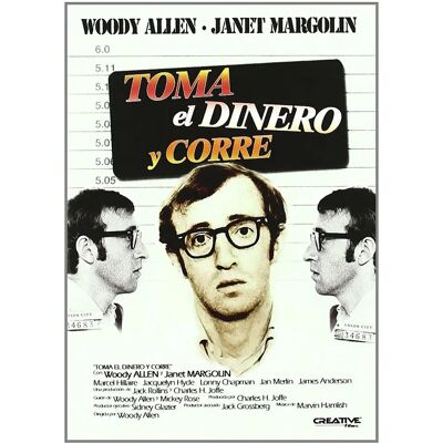 Woody Allen Toma El Dinero Y Corre DVD - Région 2 - Publicité Woody Allen Toma El Dinero Y Corre DVD - Région 2 - Publicité