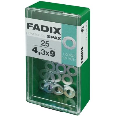 FADIX 4,3 x 9 mm Platte Wascher - Flat Washer FADIX 4,3 x 9 mm Platte Wascher - Flat Washer
