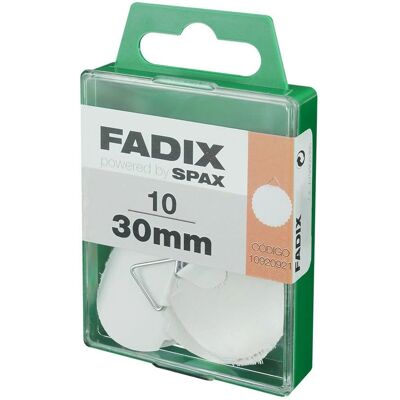 Ganci adesivi FADIX - 30mm - 10 Unità Ganci adesivi FADIX - 30mm - 10 Unità