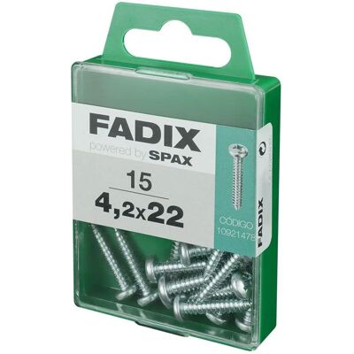 FADIX Modell 4,2 x 22 mm - Schraube mit Rundkopf - Stahl FADIX Modell 4,2 x 22 mm - Schraube mit Rundkopf - Stahl