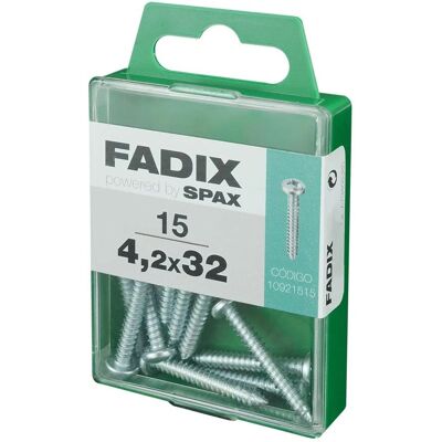 FADIX Stahl Schraube mit Rundkopf - Blech - 15 Stück FADIX Stahl Schraube mit Rundkopf - Blech - 15 Stück