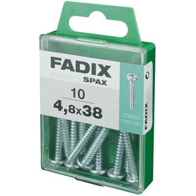 FADIX Stahlblechschrauben 4,8x38mm - 10 Stück FADIX Stahlblechschrauben 4,8x38mm - 10 Stück