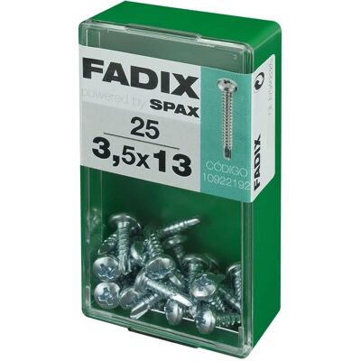 FADIX Modello 3,5 x 13 mm - Vite - 25 Unità FADIX Modello 3,5 x 13 mm - Vite - 25 Unità