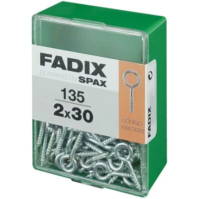 FADIX Schraubösen - 2,0 x 30 mm - Schraubösen FADIX Schraubösen - 2,0 x 30 mm - Schraubösen