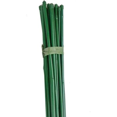 Faura - Pack Tutor Bambú Plástico Coated - 25 unidades 210cm/16-18mm - Soporte Natural para Plantas Faura - Pack Tutor Bambú Plástico Coated - 25 unidades 210cm/16-18mm - Soporte Natural para Plantas