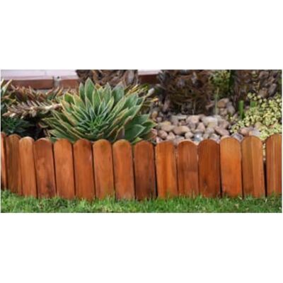 Bordure Faura - 120x1,4x20 cm - Bois Lisse - Publicité Bordure Faura - 120x1,4x20 cm - Bois Lisse - Publicité