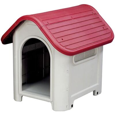 Caseta para perros pequeña de resina Faura - Resistente a la intemperie Caseta para perros pequeña de resina Faura - Resistente a la intemperie