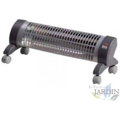SUINGA - Stufa al quarzo con ruote rotanti - 600W/1200W - Anti-ribaltamento - Quartz heater SUINGA - Stufa al quarzo con ruote rotanti - 600W/1200W - Anti-ribaltamento - Quartz heater